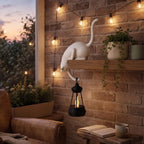 🐈‍Nordisk Katthyllsdekoration med LED-lampa – Mysig Inredningsdetalj för Hemmet