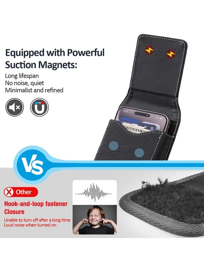 📱 Mobilväska för Bälte med Magnetisk Stängning