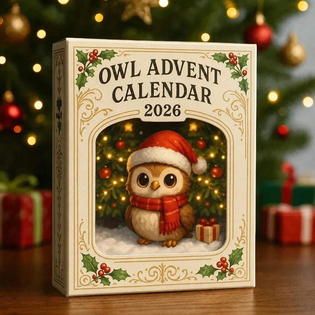 🦉 Ugglornas Adventskalender 2026 – 24 Söta Figurer att Upptäcka Fram Till Jul
