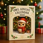 🦉 Ugglornas Adventskalender 2026 – 24 Söta Figurer att Upptäcka Fram Till Jul