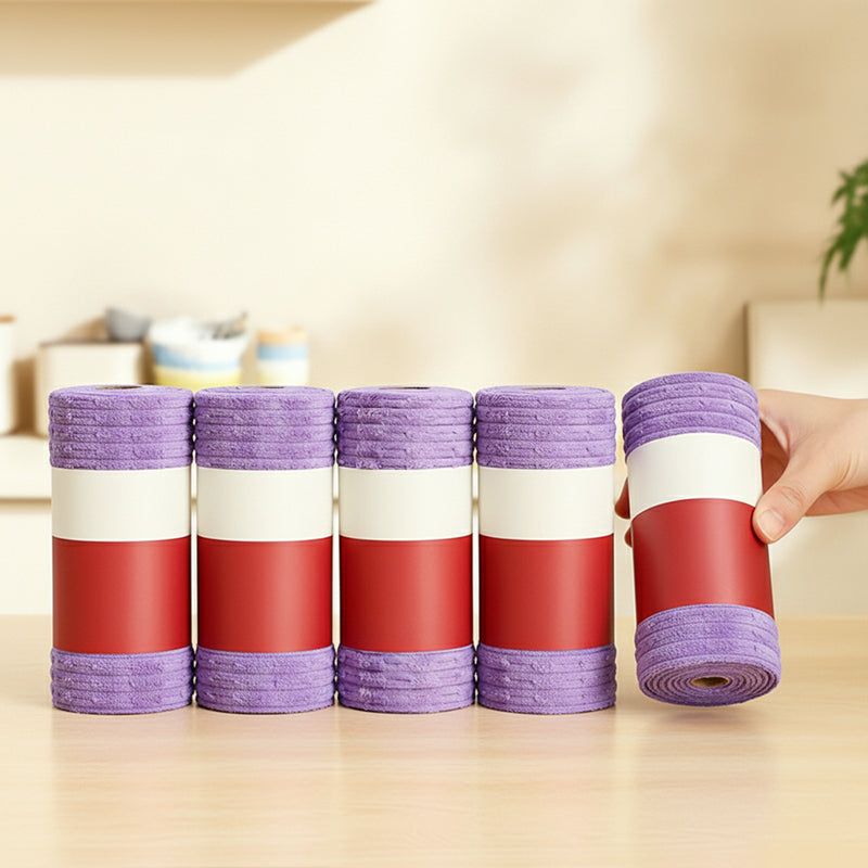 20-pack Återanvändbara Rengöringsdukar | Praktisk Riv-av-Rulle